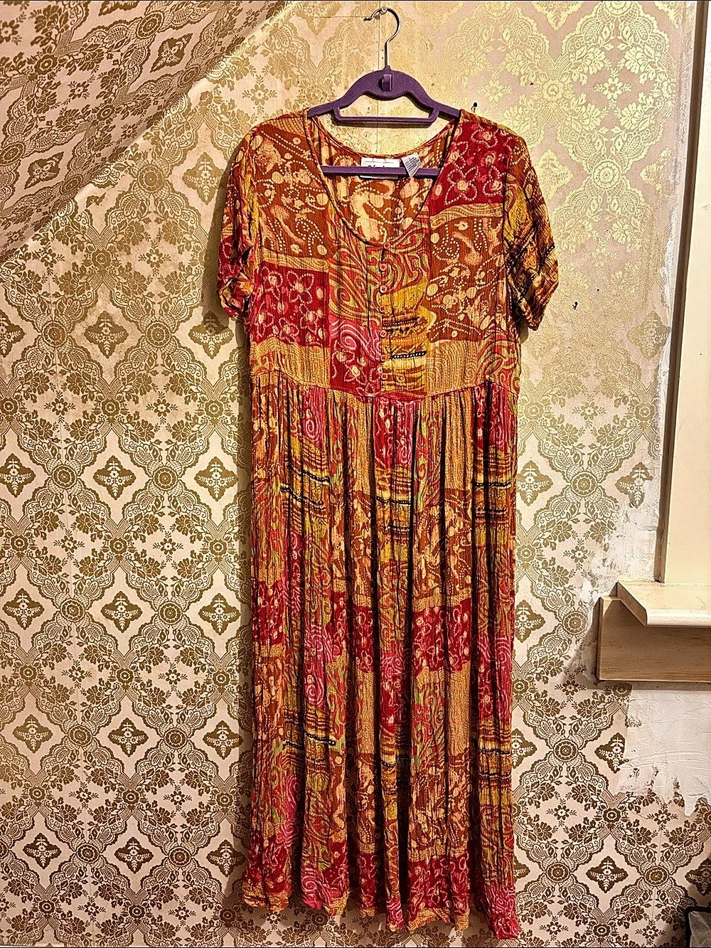 Vintage Boho Pioko Maxi Dress